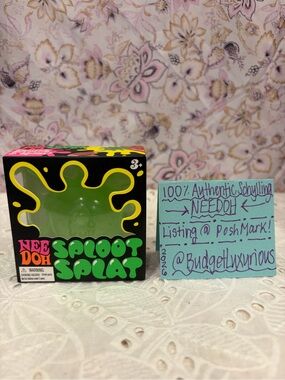 Schylling - NeeDoh - Sploot Splat Squishy- Green- NIB - Sealed